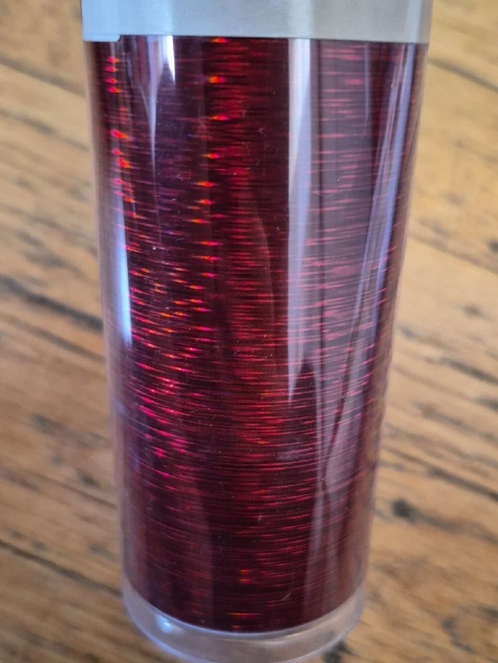 Cricut Cherry Red Premium Holographic Vinyl Roll